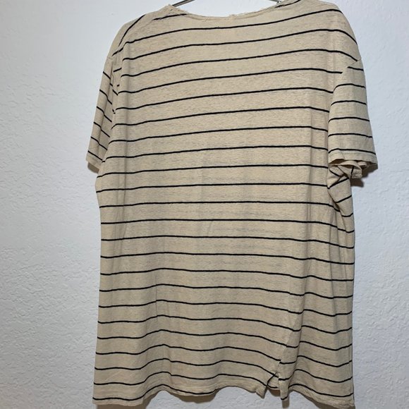 Anthropologie Three Feathers Short Sleeve Striped - Picture 6 of 6
